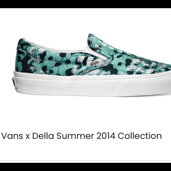 Vans Della Green size 7.5 woman/ 6 man. You will need a foot liner/ Dr. Schoales - Picture 13 of 15